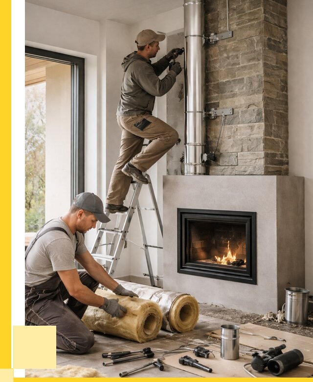 Монтаж дымоходов для каминов в Домодедове от 15789 р. ЭриданДмд