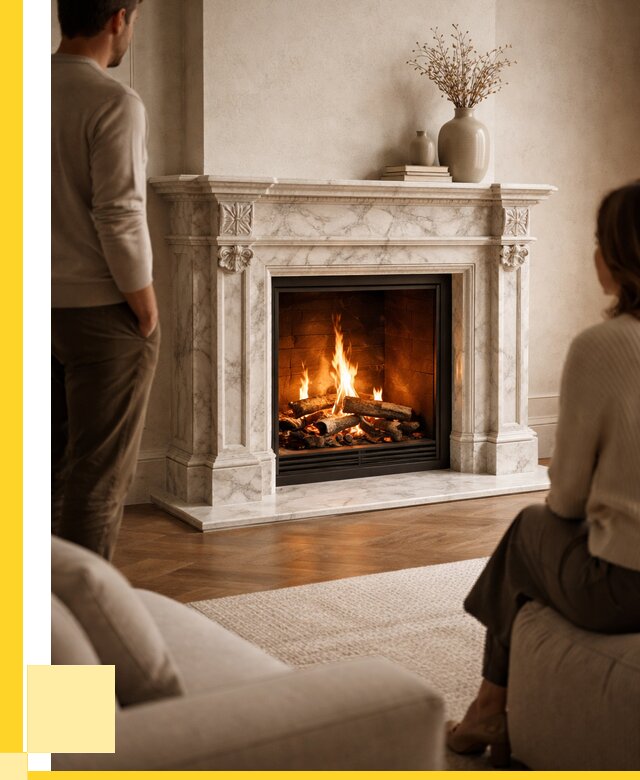 Мраморные камины под ключ в Домодедове от 263150 р. | ЭриданДмд