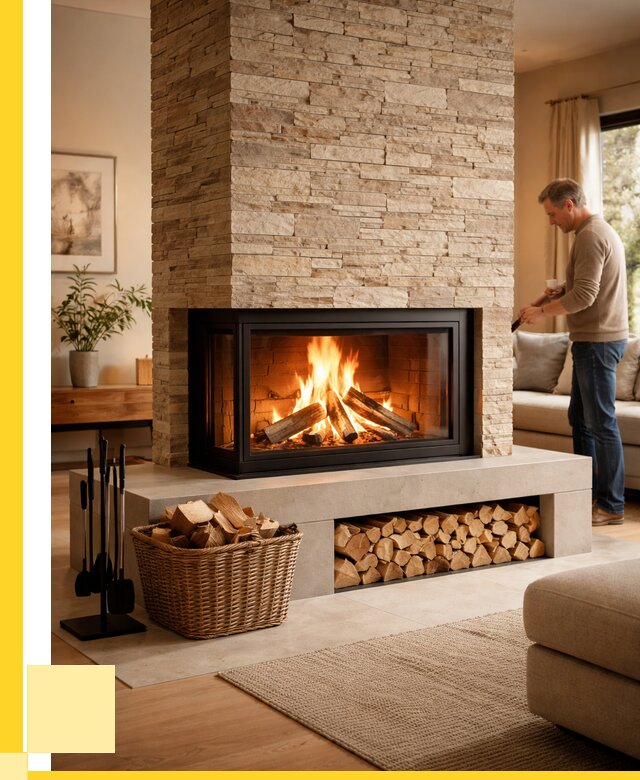 Дровяной камин под ключ в Домодедове от 210520 р. | ЭриданДмд