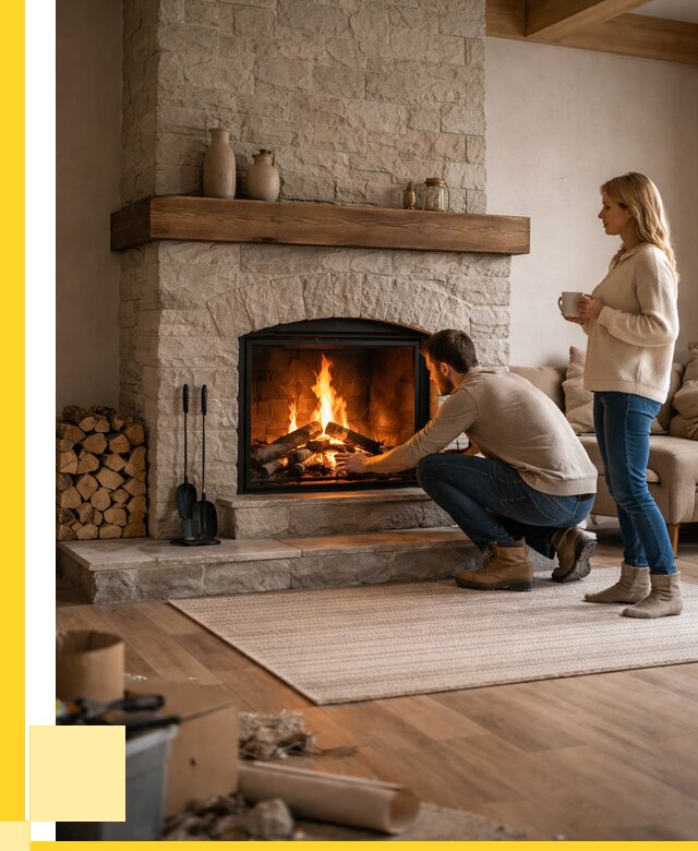 Камины для загородного дома в Домодедове от 368410 р., ЭриданДмд