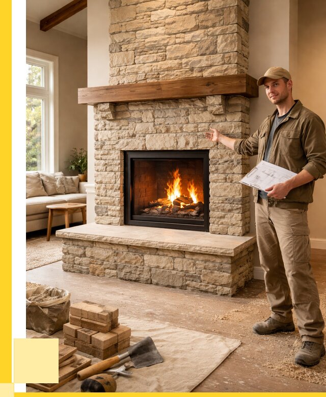 Камины под ключ в Домодедове от 189468 р. | ЭриданДмд — установка