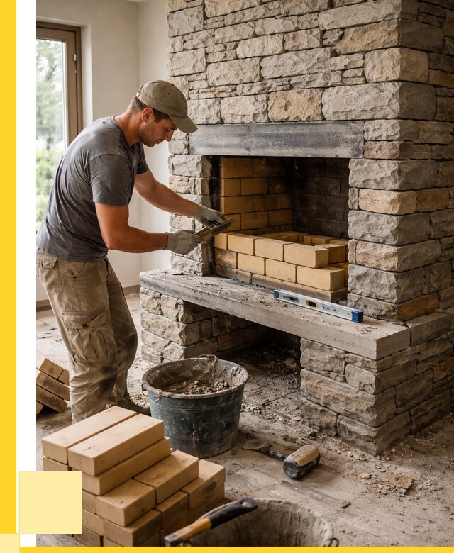 Кладка каминов и камина в Домодедове от 26315 р. ЭриданДмд