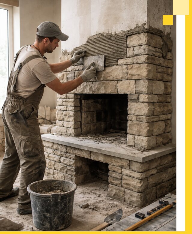 Строительство каминов под ключ в Домодедове от проектирования до монтажа