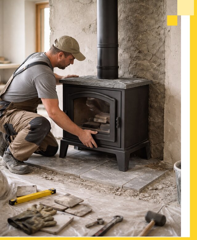 Профессиональный монтаж печей и каминов в Домодедове под ключ