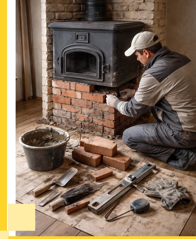 Ремонт печей в Домодедове от 12631 р., услуги печника ЭриданДмд