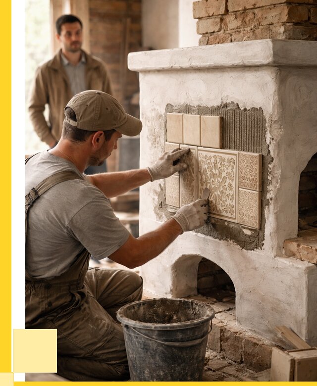 Отделка печей и банных печей в Домодедове от 36841 р. | ЭриданДмд