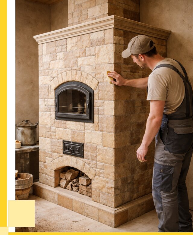 Облицовка печей в Домодедове от 4737 р. под ключ | ЭриданДмд