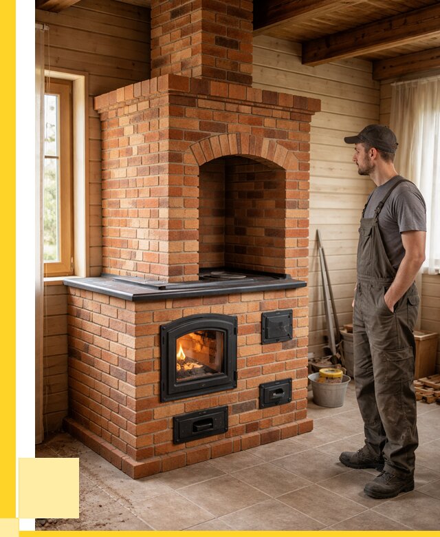Кирпичные печи в Домодедове: купить от 157890 р. | ЭриданДмд
