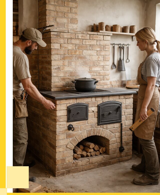 Варочно отопительные печи в Домодедове от 94734 р. | ЭриданДмд