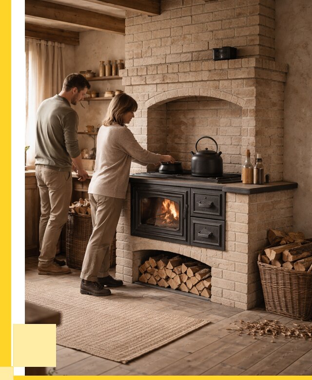 Печи с плитой в Домодедове от 47367 р. | ЭриданДмд — кирпичная печь