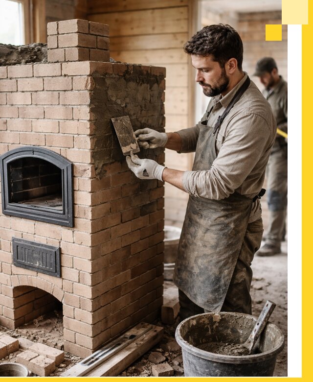 Изготовление и установка печей-шведок под ключ в Домодедове