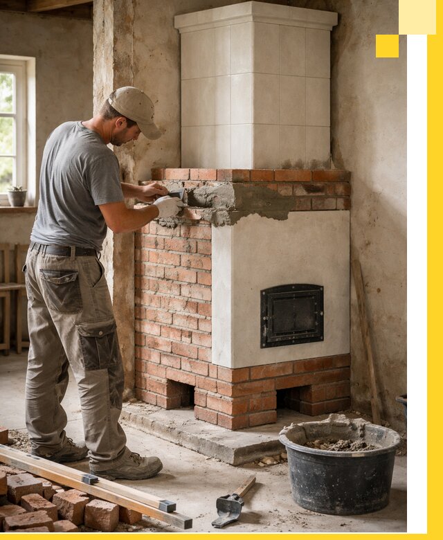 Изготовление и установка печей-голландок под ключ в Домодедове