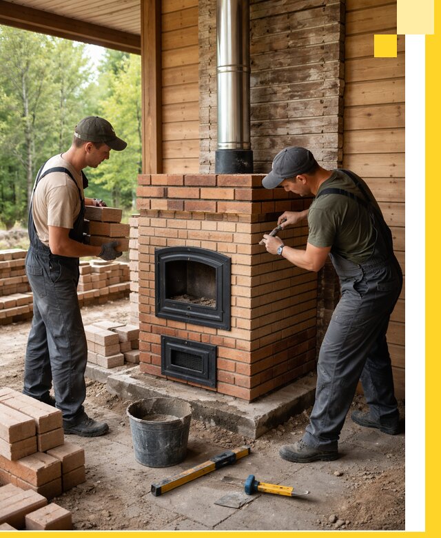 Производство и установка дачных печей под ключ в Домодедове