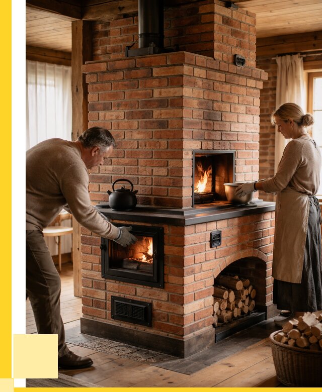 Печи для загородного дома под ключ в Домодедове от 84208 р. | ЭриданДмд