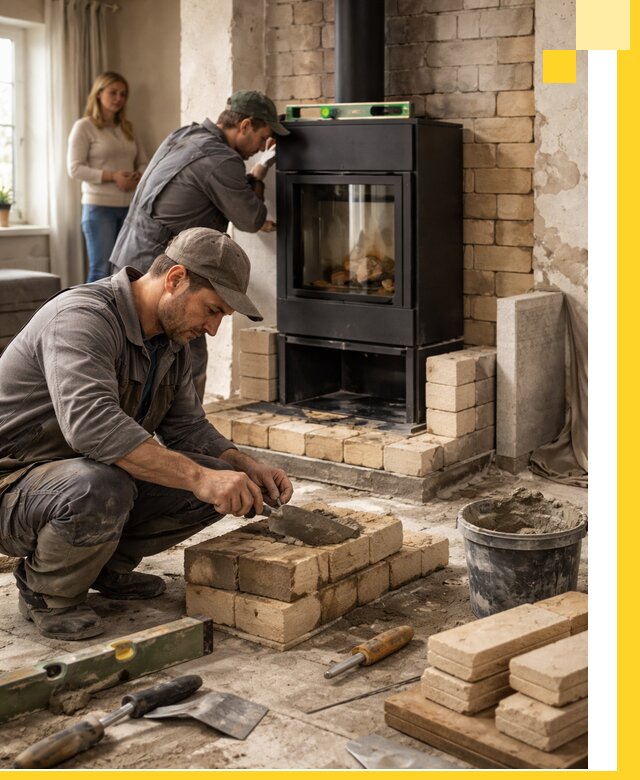 Печи и камины под ключ: проект, установка в Домодедове