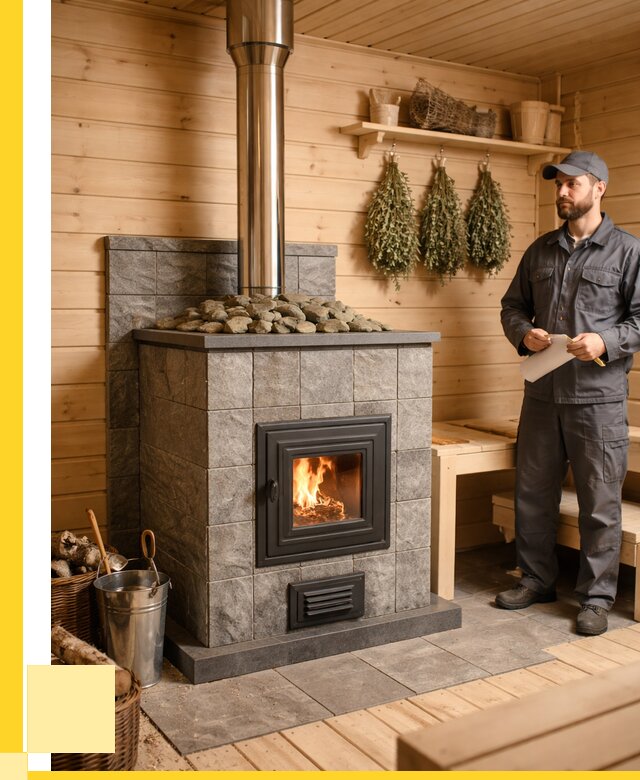 Печи для бани под ключ в Домодедове от 126312 р. | ЭриданДмд