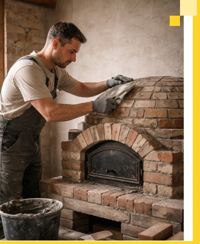 Изготовление и монтаж помпейских печей на заказ в Домодедове