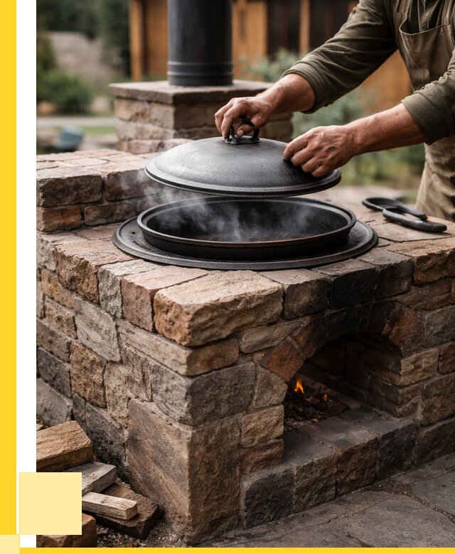 Печи для казана в Домодедове по цене от 18947 р. | ЭриданДмд