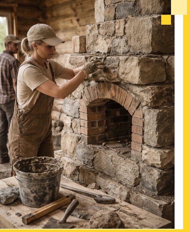 Каменные печи на заказ и монтаж в Домодедове, долговечные решения