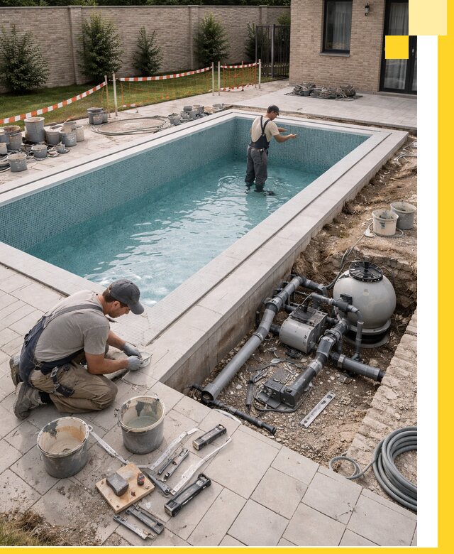 Строительство бассейнов под ключ в Домодедове: проекты и монтаж