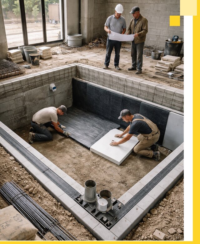 Проекты частных и общественных бассейнов под ключ в Домодедове