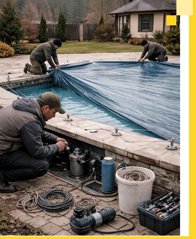 Консервация бассейнов в Домодедове: подготовка к длительному хранению