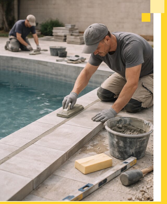 Отделка бассейнов в Домодедове: декоративная отделка и гидроизоляция