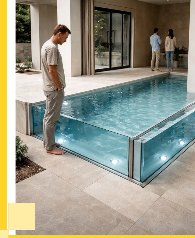 Стеклянные бассейны в Домодедове от 1263120 р. | ЭриданДмд — мозаика