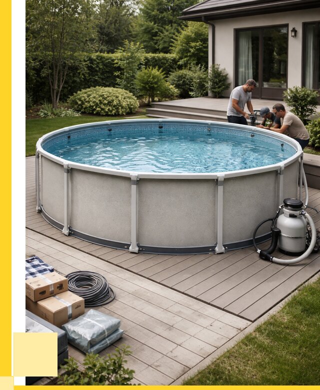 Купить каркасные бассейны в Домодедове от 47367 р. | ЭриданДмд