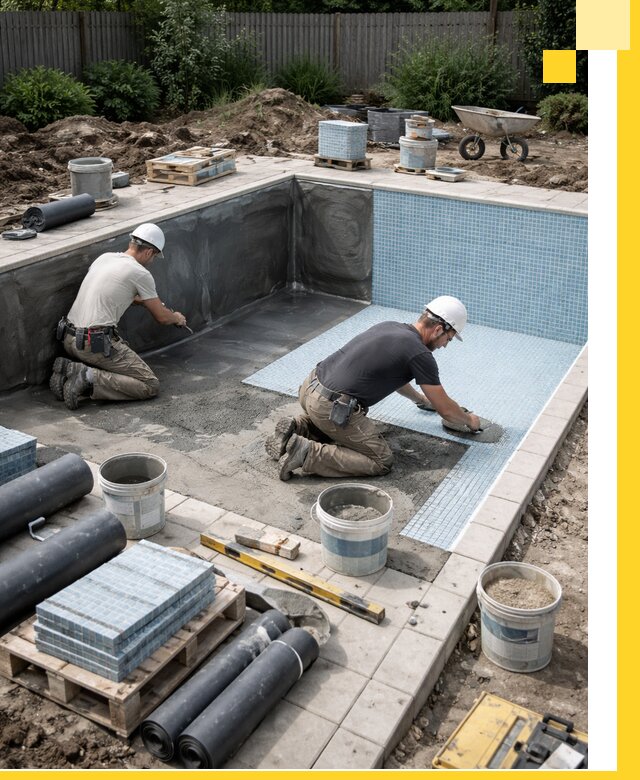 Проектирование и строительство стационарных бассейнов в Домодедове