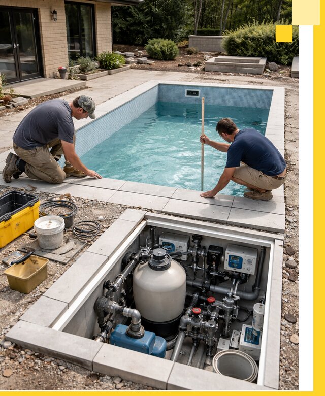 Строительство качественных домашних бассейнов под ключ в Домодедове