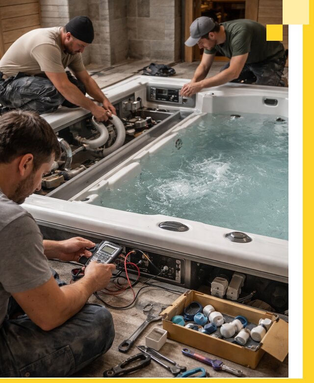 Гидромассажные бассейны под ключ в Домодедове, дизайн и монтаж