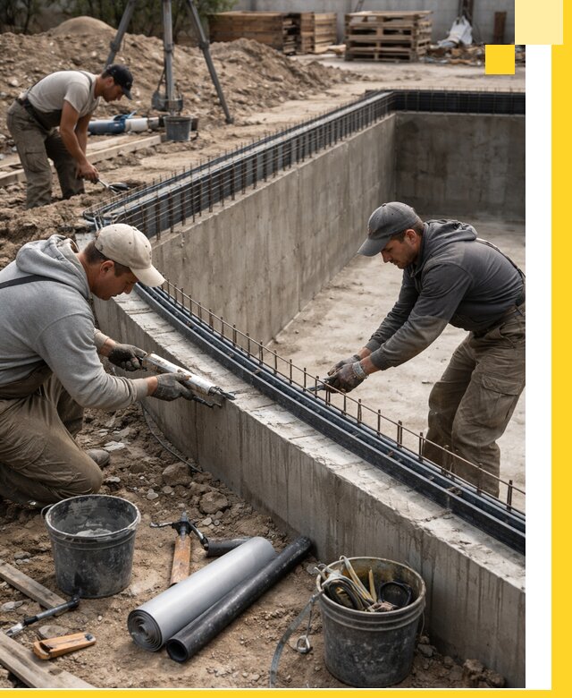 Качественный монтаж чаши бассейна в Домодедове под ключ с гарантией