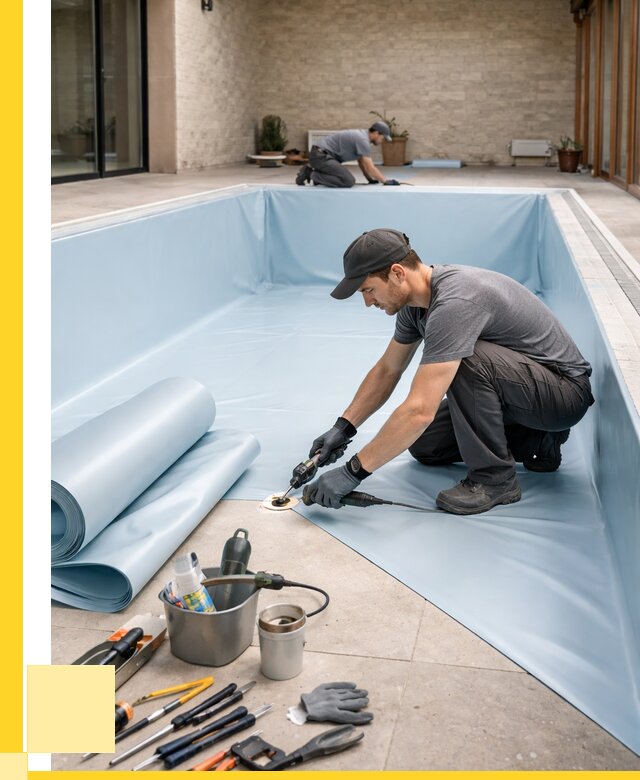 Пленка ПВХ для бассейнов в Домодедове от 2632 р. | ЭриданДмд