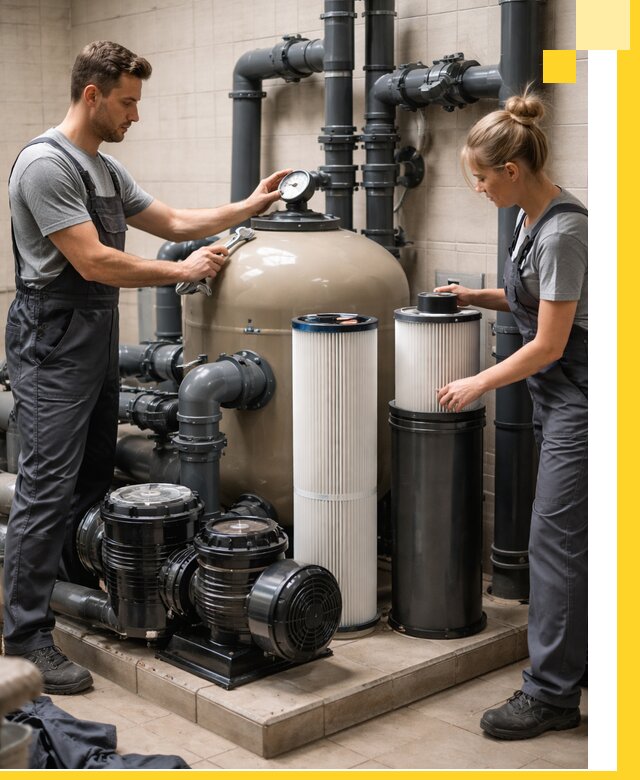 Фильтры и системы фильтрации для бассейнов в Домодедове