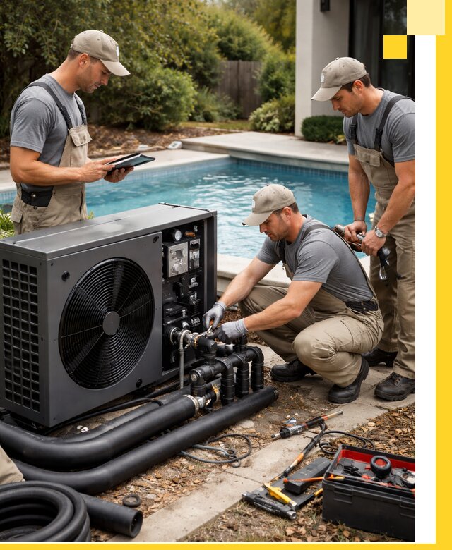 Проектирование и установка тепловых насосов для бассейнов в Домодедове