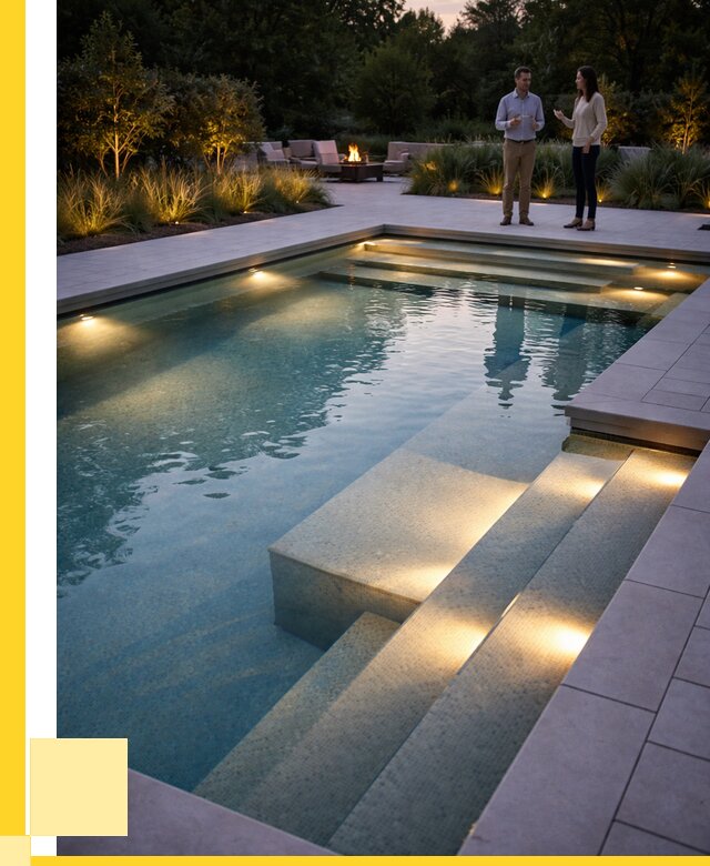 Освещение бассейнов в Домодедове под ключ от 26315 р. | ЭриданДмд