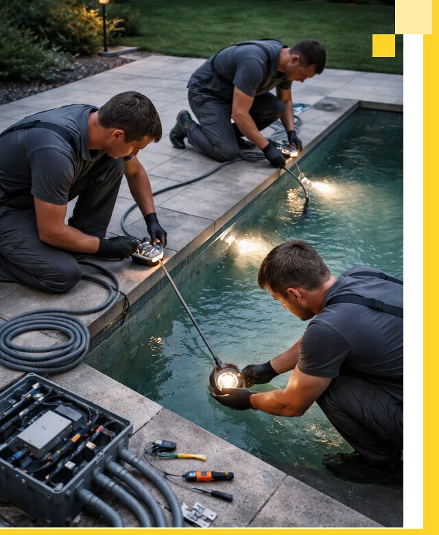 Профессиональное освещение бассейнов в Домодедове: дизайн и монтаж