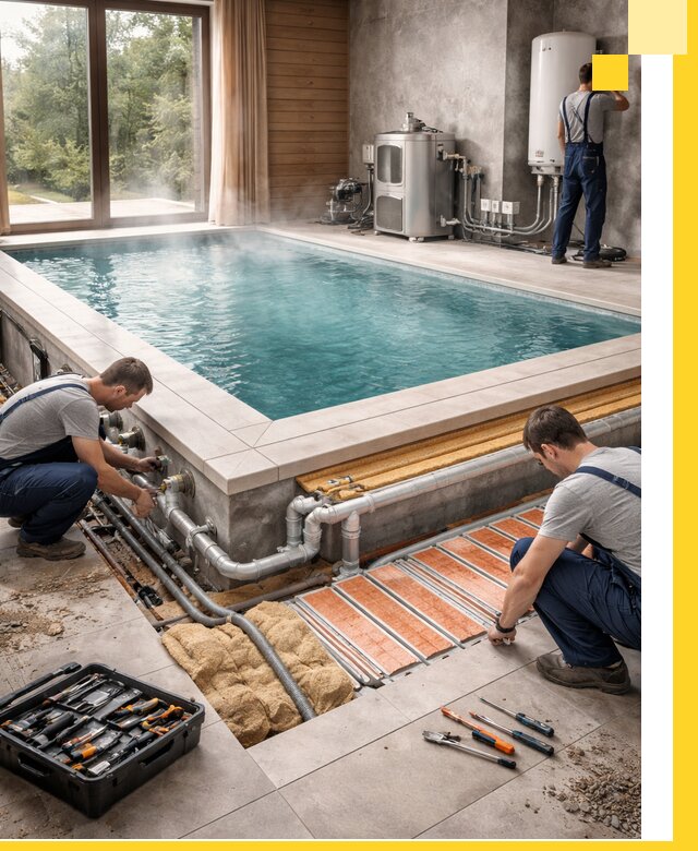 Проектирование и строительство тёплых бассейнов в Домодедове