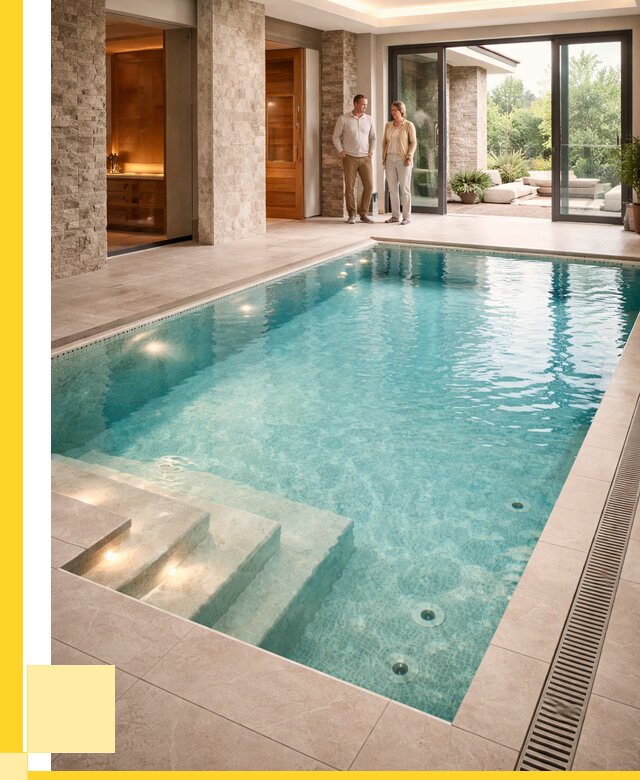 Бассейн во дворе в Домодедове: проект, отделка от 1263120 р. | ЭриданДмд