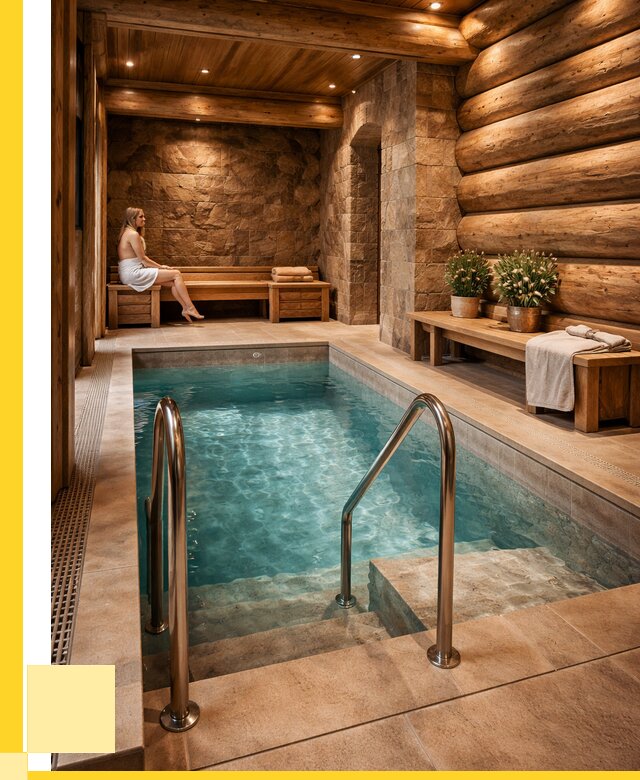 Аренда бани с бассейном в Домодедове от 1578900 р. | ЭриданДмд