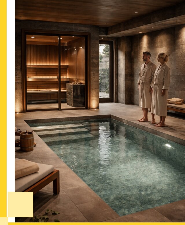 Сауна с большим бассейном в Домодедове от 1263120 р. ЭриданДмд