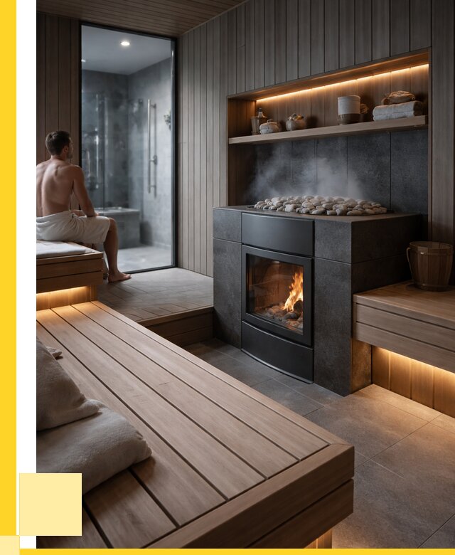 Проект сауны в частном доме в Домодедове от 36841 р. | ЭриданДмд