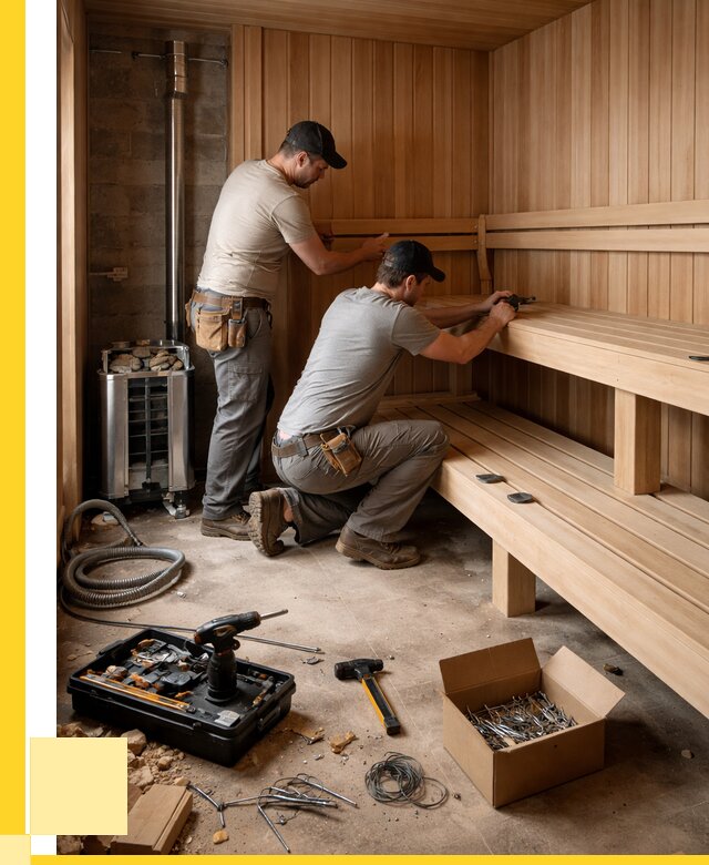 Монтаж саун под ключ в Домодедове от 126312 р. | ЭриданДмд