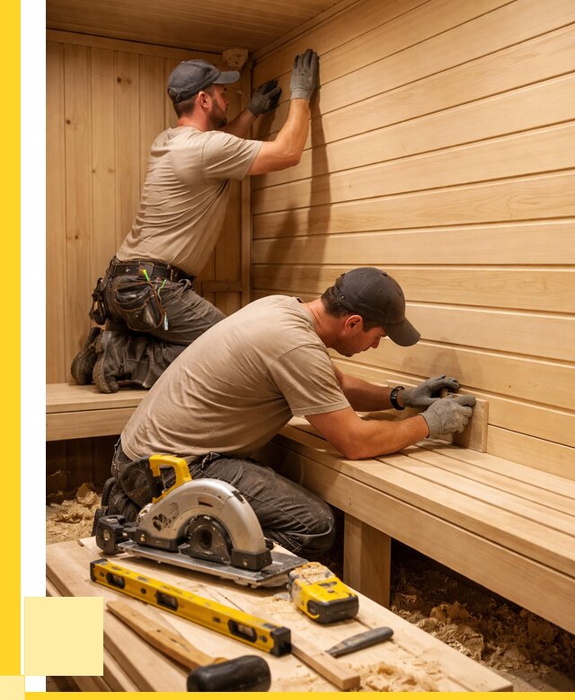 Обшивка саун вагонкой в Домодедове от 2632 р. | ЭриданДмд