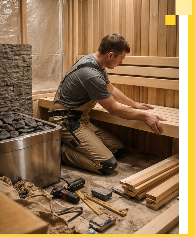 Сауны для дома под ключ с проектированием и монтажом в Домодедове