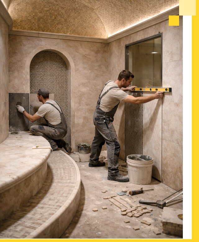 Проектирование и строительство саун с хамамом под ключ в Домодедове