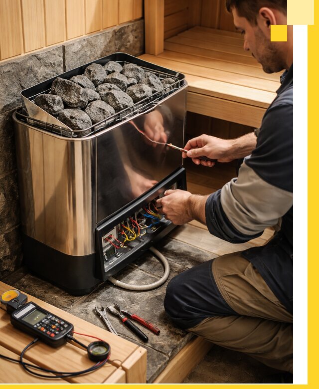 Продажа и установка электрокаменок для саун в Домодедове