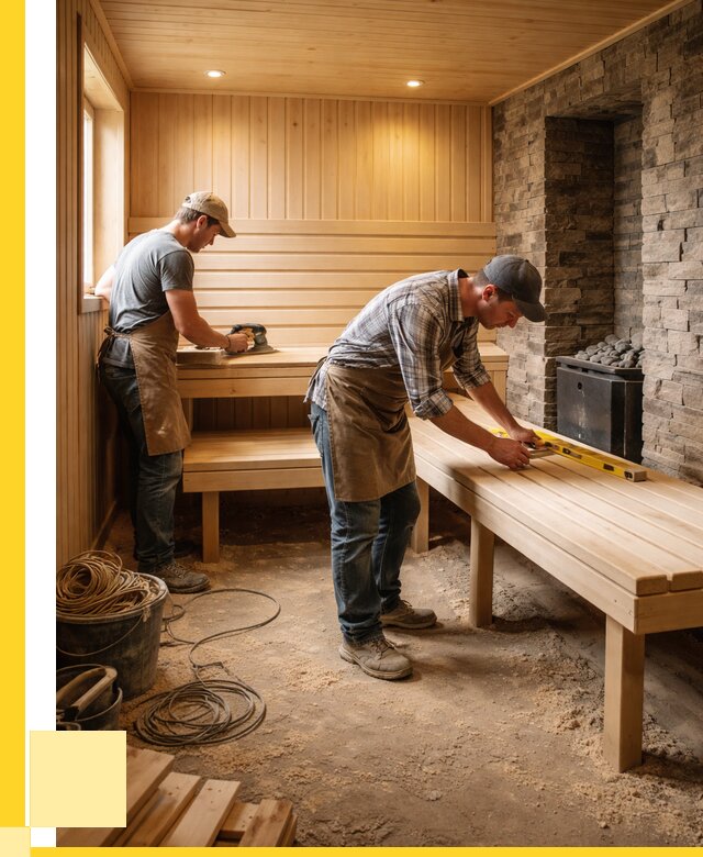 Отделка бани в Домодедове: внутренняя отделка от 3158 р. | ЭриданДмд