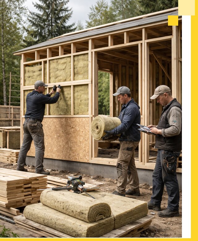 Проектирование и строительство каркасных бань в Домодедове под ключ